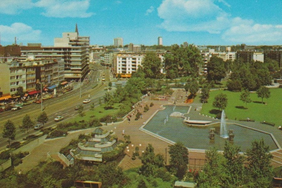 Der Schlosspark war damals Teil des Schlosses in Braunschweig.