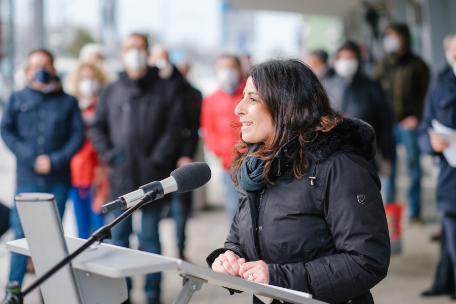 VW-Betriebsratschefin Daniela Cavallo drückt aufs Tempo. 