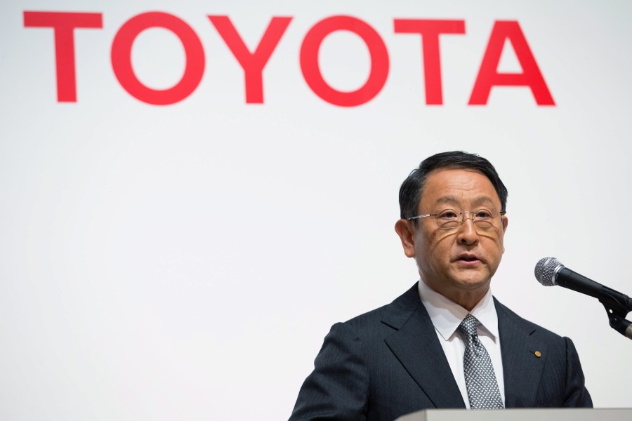Toyota-Boss Akio Toyoda dürfte zufrieden sein. (Archivbild)