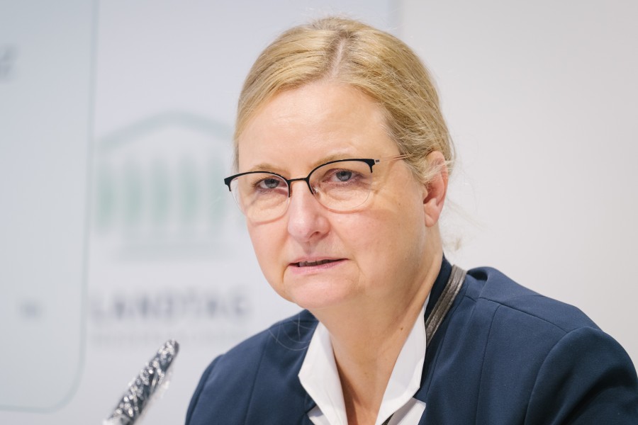 Claudia Schröder, stellvertretende Leiterin des Corona Krisenstabs in Niedersachsen. (Archivbild)