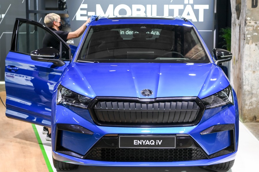 Der Skoda Enyaq aus dem Hause VW hat beim Test am schlechtesten abgeschnitten (Archivbild)