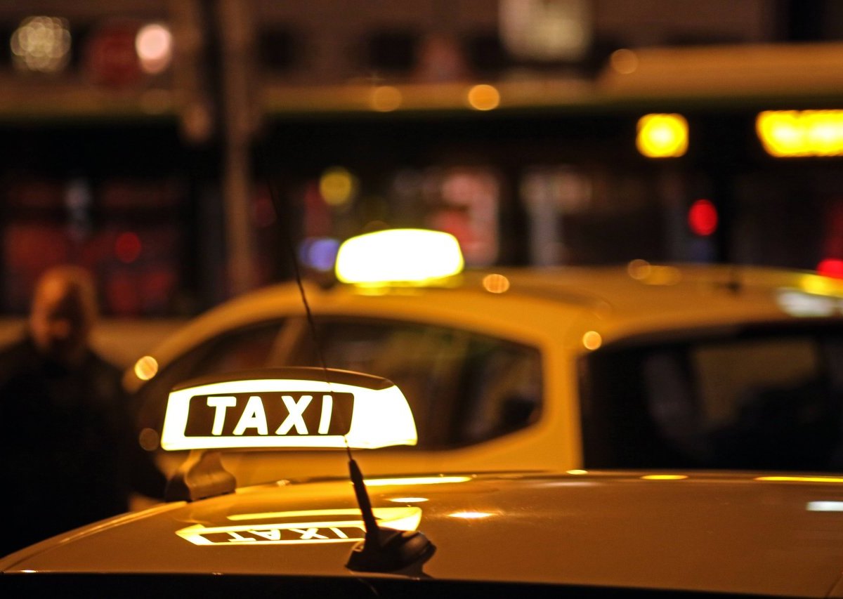 taxi abend nacht nachts