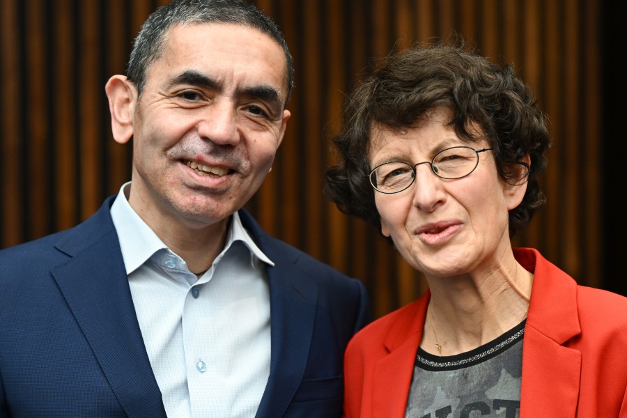 Die Biontech-Gründer, das Ärzte-Ehepaar Özlem Türeci und Uğur Şahin.
