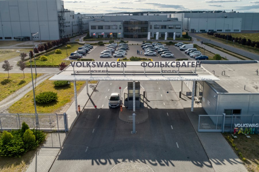 VW legt sein Russland-Werk in Kaluga erstmal still. (Archivbild)