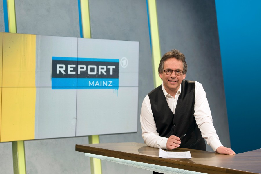 Fritz Frey modiert das SWR-Magazin „Report mainz“.