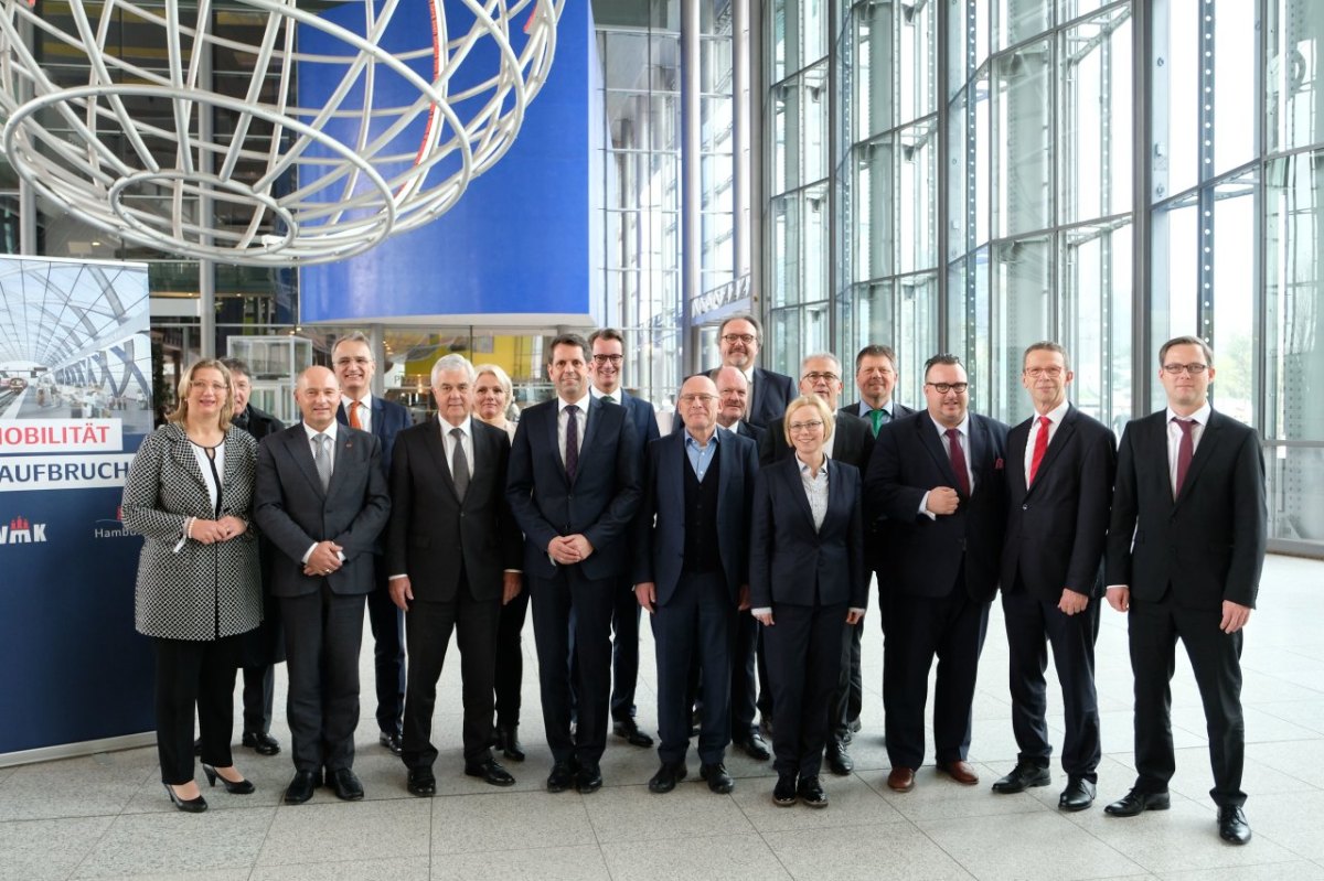 Beginn Verkehrsministerkonferenz, Wolfsburg