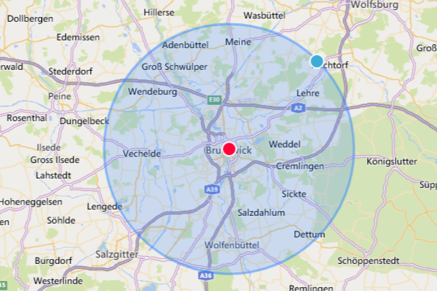Bewegungsradius in Niedersachsen:  In diesem Radius von Braunschweig wirst du dich bewegen dürfen. (Symbolbild)