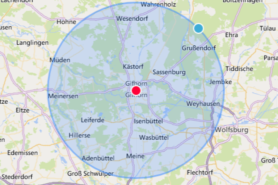 Das wäre der 15-Kilometer-Radius für den Landkreis Gifhorn gewesen. Doch der Kreis verzichtet auf die Maßnahme. (Symbolbild)