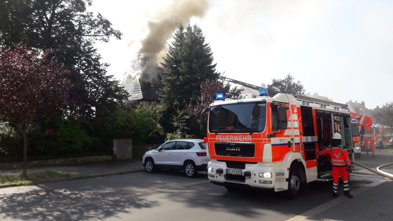 Braunschweig Feuer im Siegfriedviertel news38.de