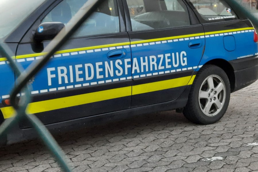 Hast du das „Friedensfahrzeug“ in Braunschweig auch schon entdeckt? 