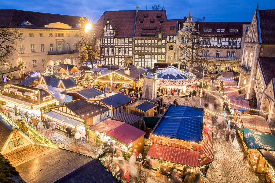 Es gibt kaum hässlichere Weihnachtsmärkte als den in Braunschweig.