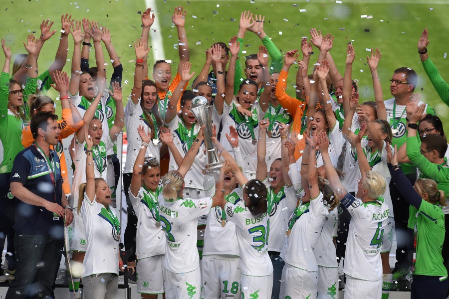 Die Fußballerinnen des VfL Wolfsburg.