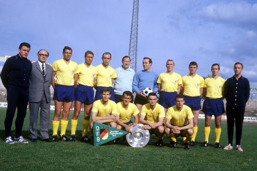 Eintracht Braunschweig: Die Meistermannschaft von 1967.