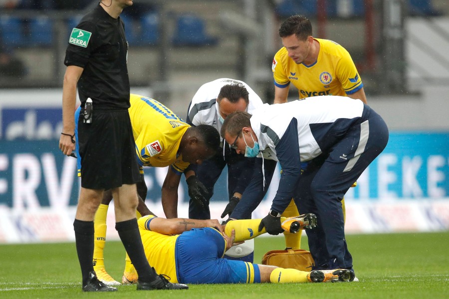 Bitter! Eintracht-Braunschweig-Leistungsträger Niko Kijewski fällt lange aus.