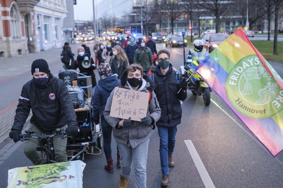 Bereits Mitte Dezember zogen Aktivisten durch die Hannoverander Innenstadt. 