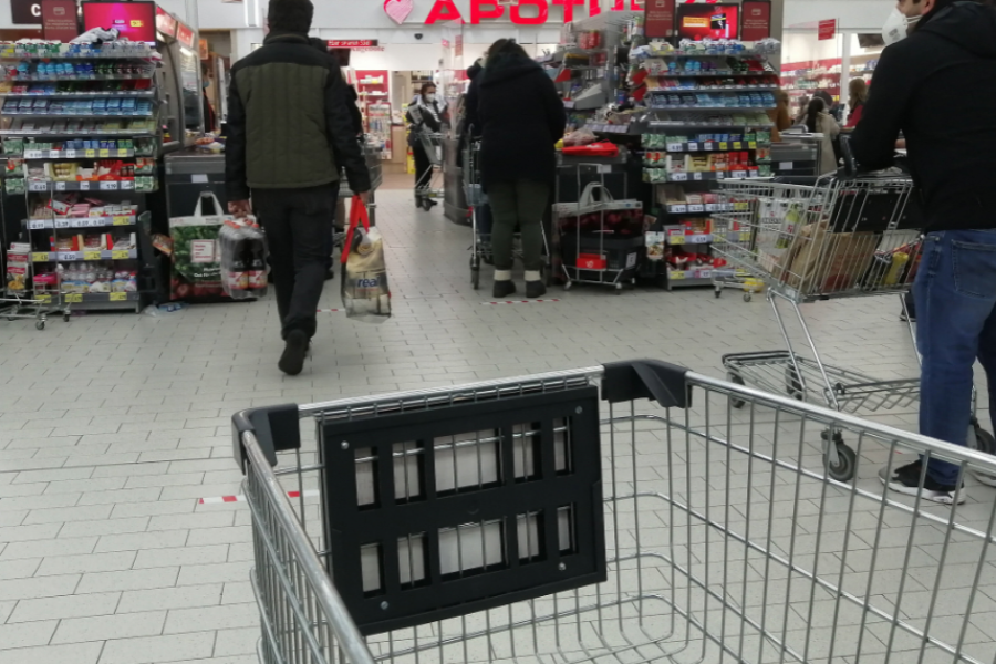 Im Kaufland kam es zu einer Auseinandersetzung zwischen Kunde und Personal. (Symbolbild)