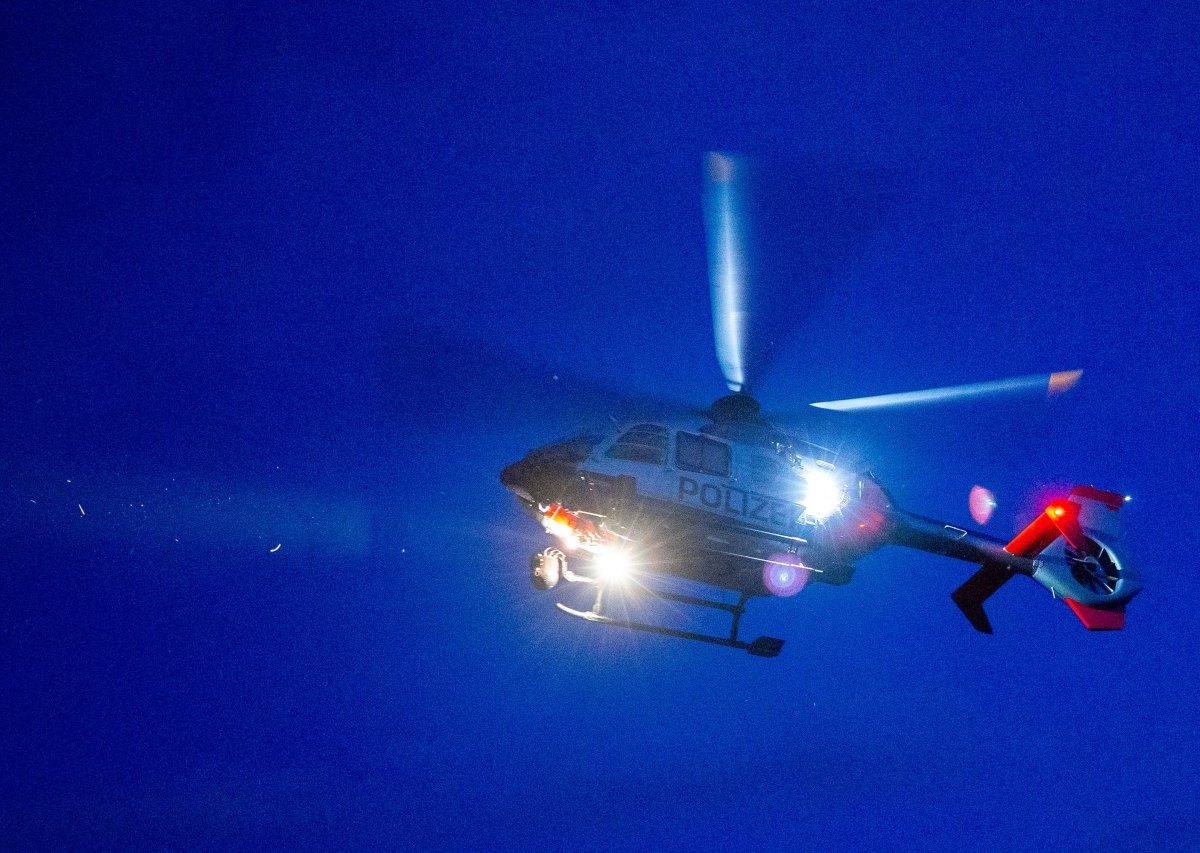 Polizeihubschrauber Hubschrauber A2 Peine