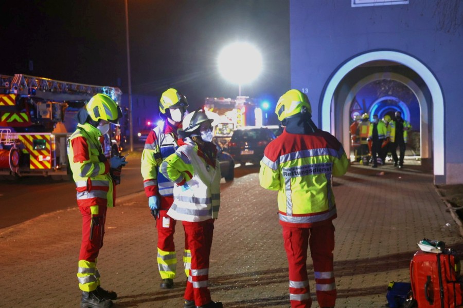 Das zweite Mal, gegen 2 Uhr nachts, musste die Feuerwehr in die Bruchmachtersenstraße ausrücken.