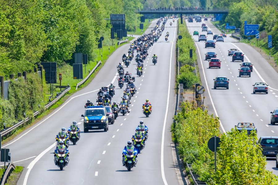 2019 nahmen mehrere tausend Motorradfahrer an der Sternfahrt von Salzgitter nach Braunschweig teil. (Archivbild)