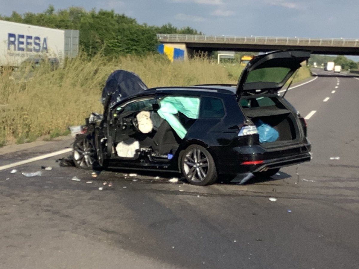 Unfall A2 Wolfsburg-Königslutter