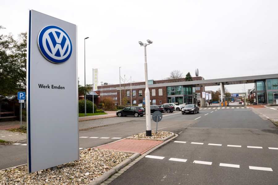 In Emden müssen die VW-Mitarbeiter bald wieder in Kurzarbeit (Archivbild)