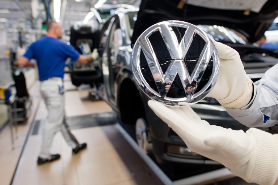 Zwei VW-Werke müssen wieder in Kurzarbeit gehen. 