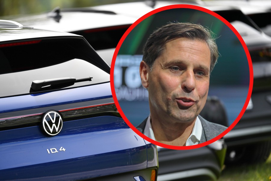Klaus Zellmer, Mitglied des Markenvorstands VW Pkw, berichtet über die Elektro-Ziele des Konzerns. 