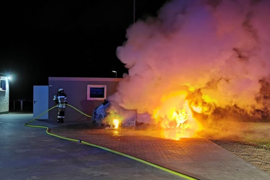 Autobrand in Velpke.