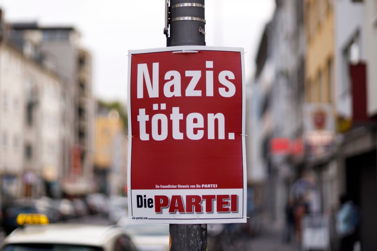 Wahlplakat "Die Partei"