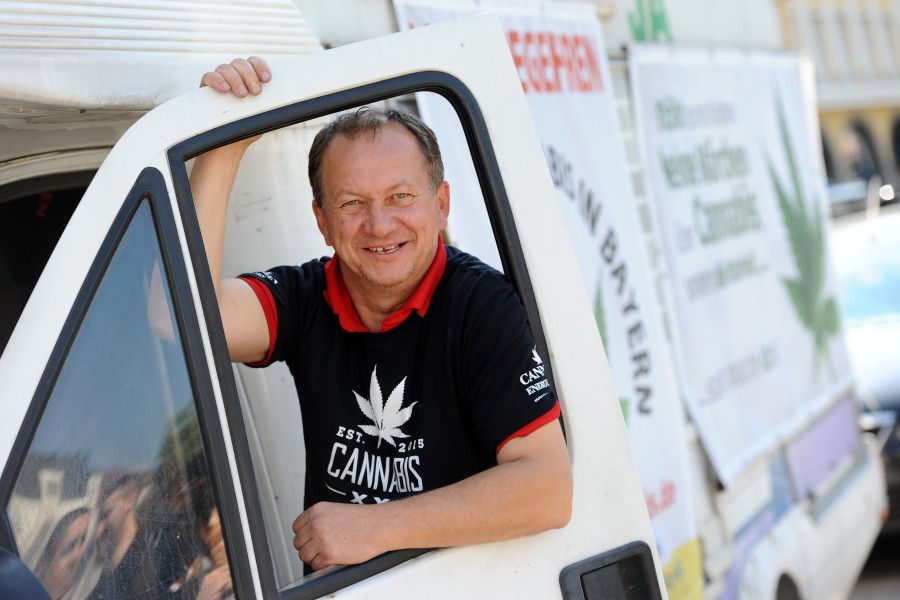 Wenzel Cerveny ist auch Vorsitzender des Cannabis Verbandes Bayern. (Archivbild)