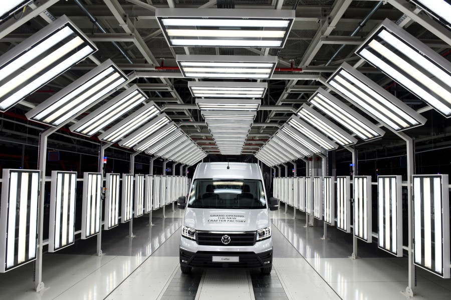 2016 wurde das VW Crafter - Produktionswerk in Polen eröffnet. (Archivbild)