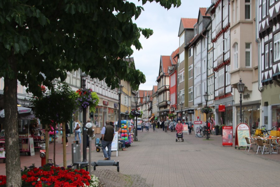 Die Wolfenbütteler Fußgängerzone vor dem Lockdown. (Archivbild)