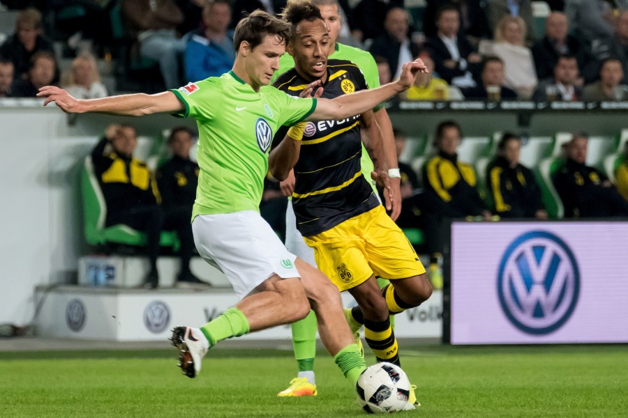 VfL-Verteidiger Philipp Wollscheid - hier im Spiel gegen Borussia Dortmund.