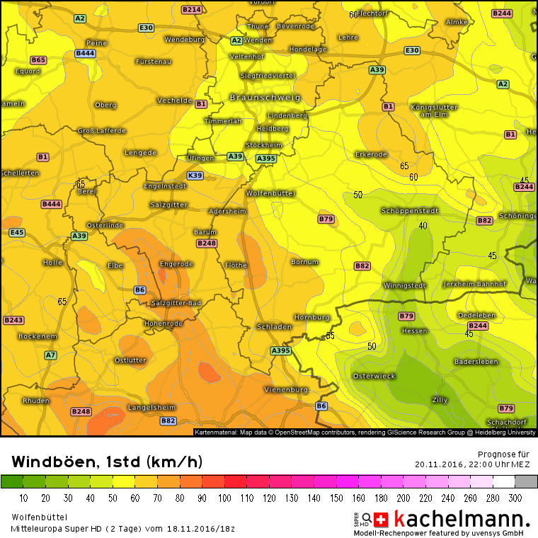 Sturm am Sonntagabend möglich!, Sturm am Sonntagabend möglich!