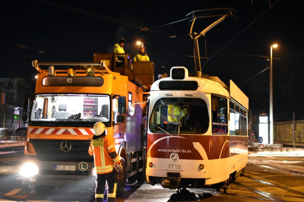 braunschweig straßenbahn bsvg tram entgleist