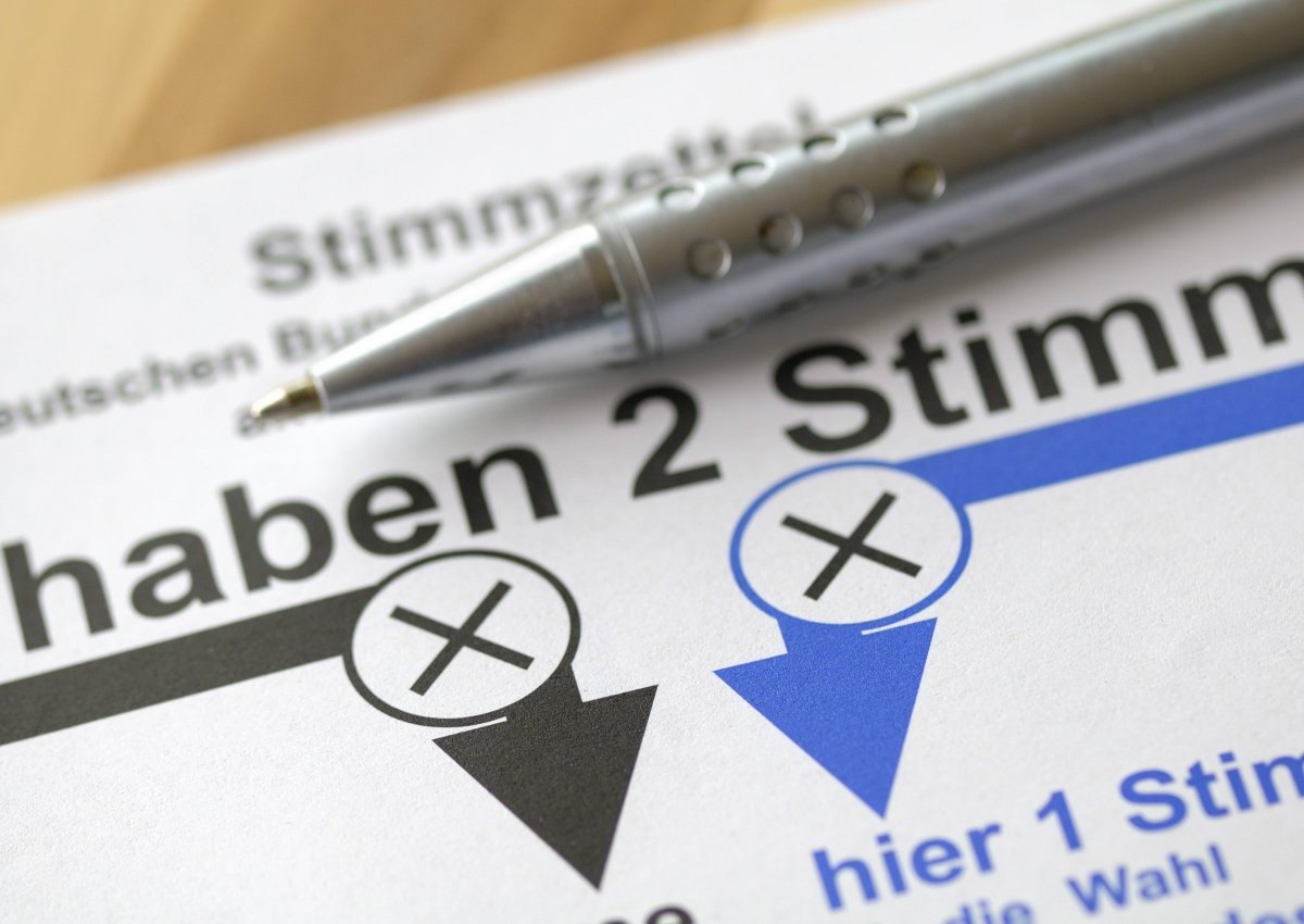 bundestagswahl wahlzettel
