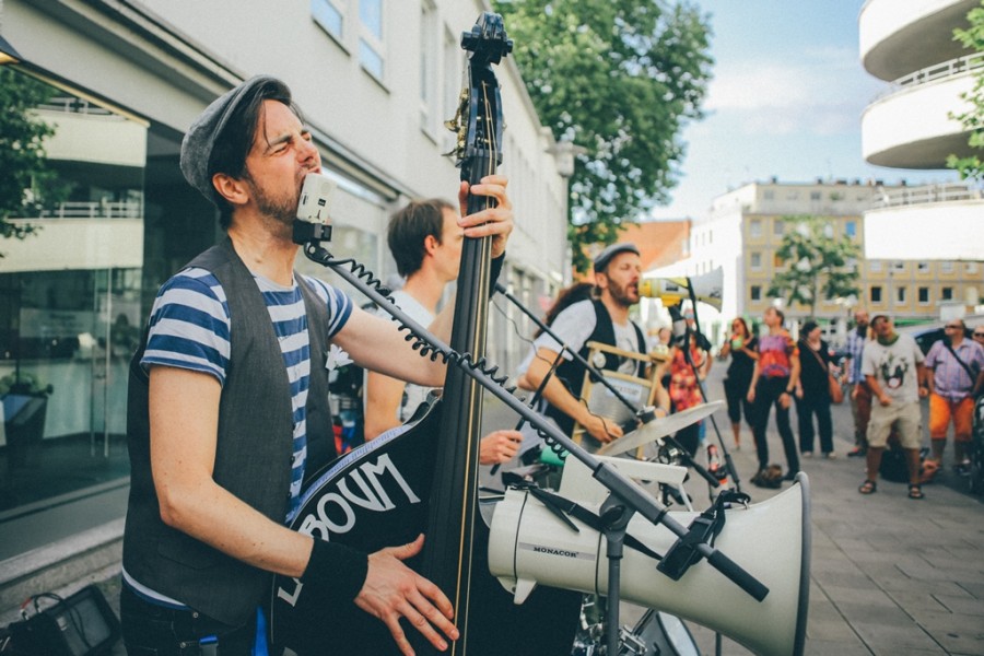 Tote Hose – wie hier beim Buskers-Festival.