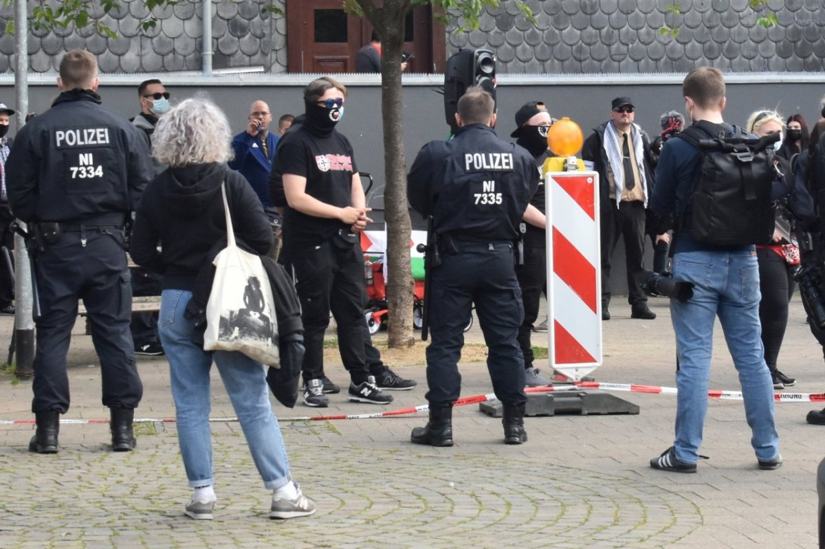 die rechte neonazis demo braunschweig