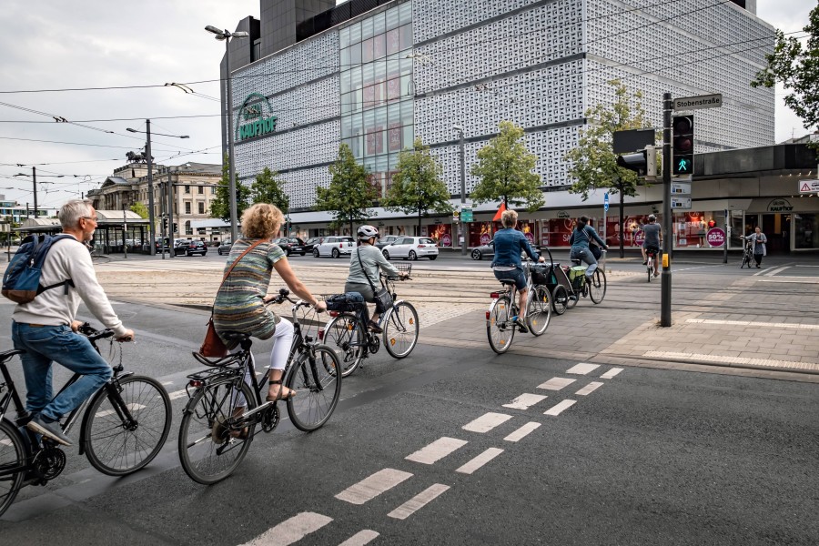 Radfahrer in Braunschweig. (Symbolbild)
