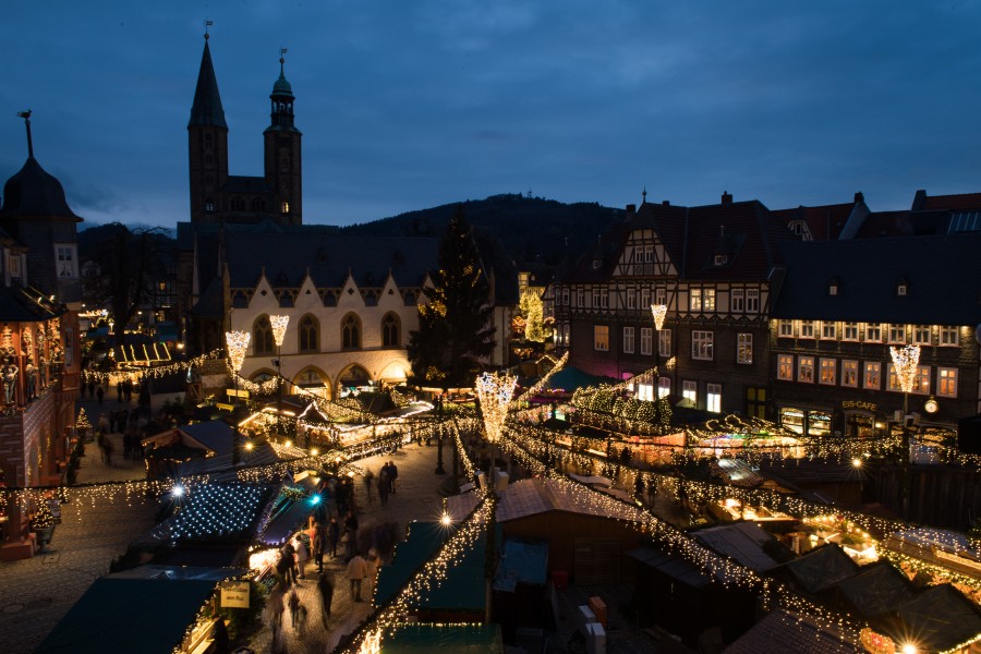 Der Weihnachtsmarkt in Goslar.