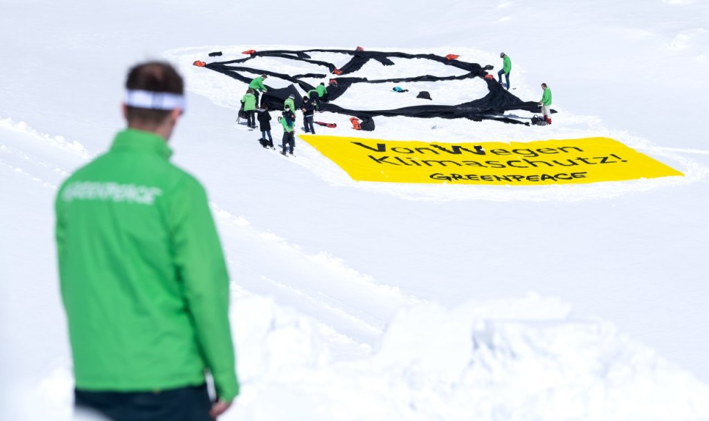 greenpeace vw schlüssel zugspitze