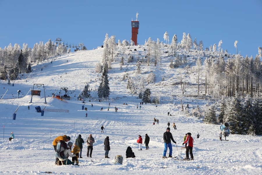 Am Wurmberg öffnet ab Montag das gesamte Ski-Gebiet. (Archivfoto)