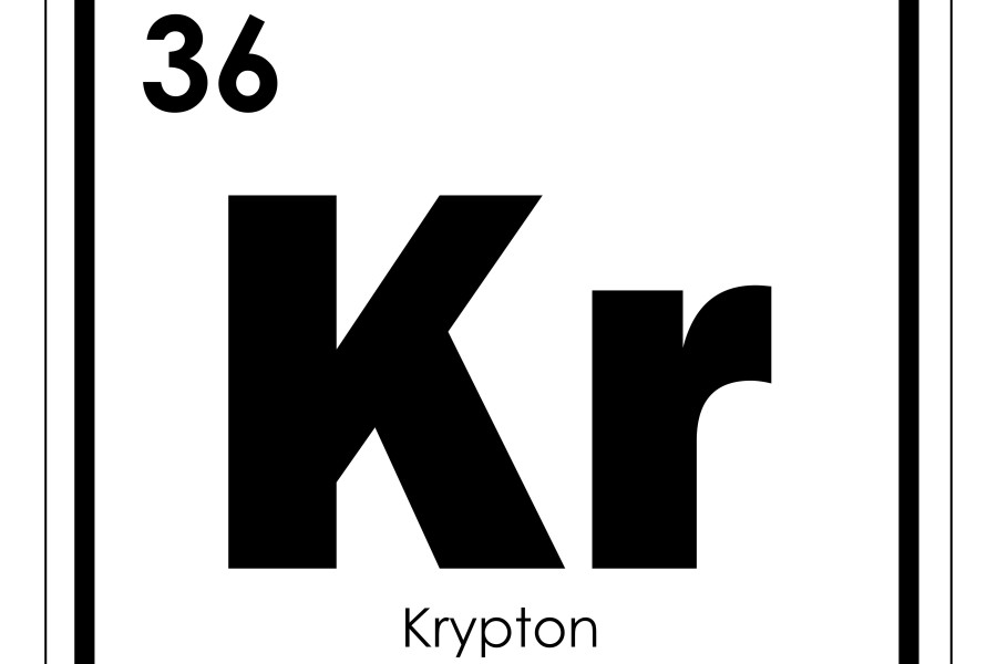 Krypton ist ein chemisches Element mit dem Elementsymbol Kr und der Ordnungszahl 36.
