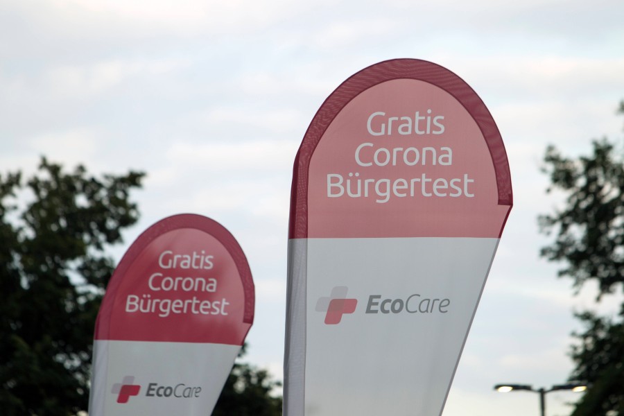 Eco Care bietet kostenlose Corona-Tests bei Lidl an der Hildesheimer Straße in Braunschweig an. 
