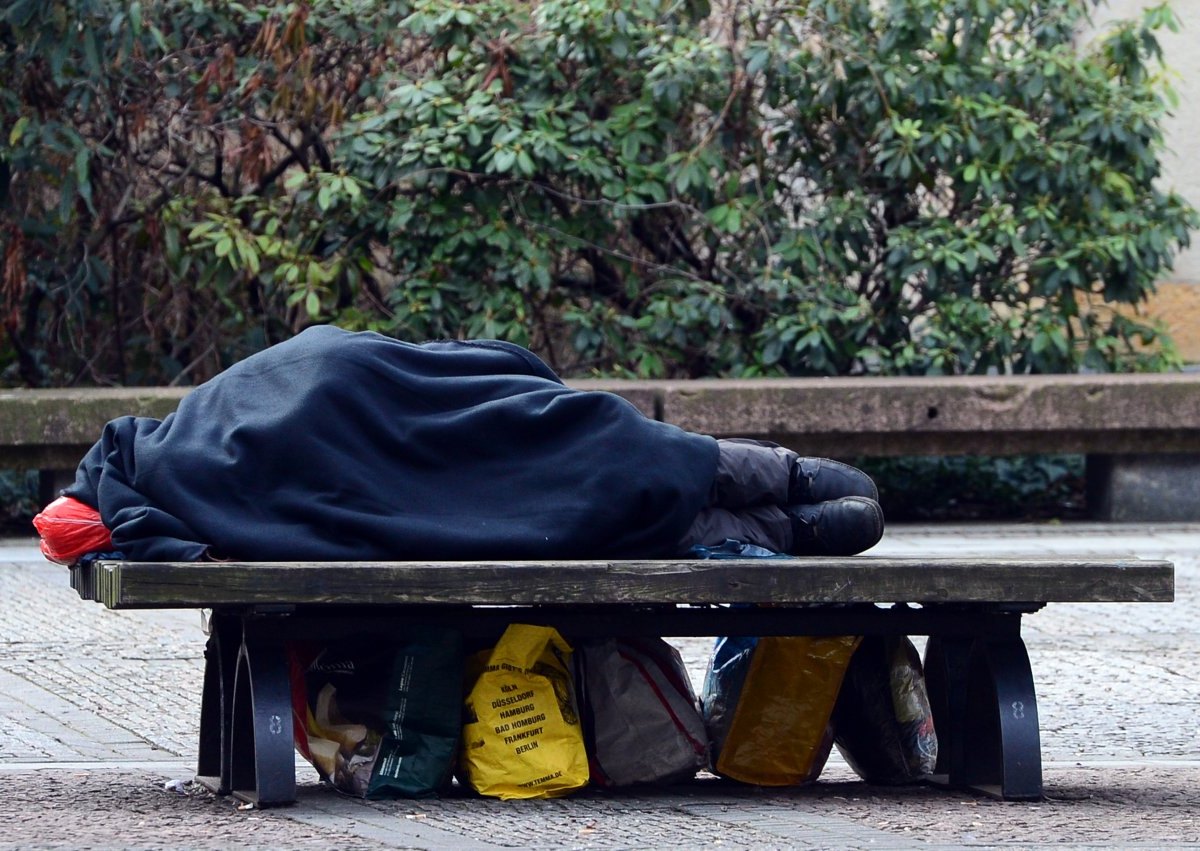 obdachloser obdachlos
