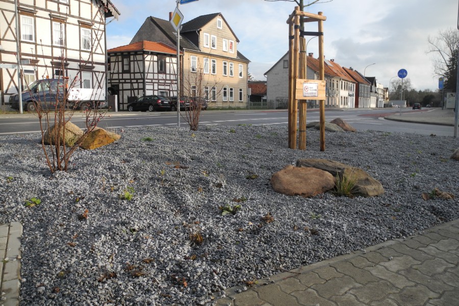 Auch für diese Steinbeete in Wolfenbüttel gab es zunächst mächtig kritik. (Archivbild)
