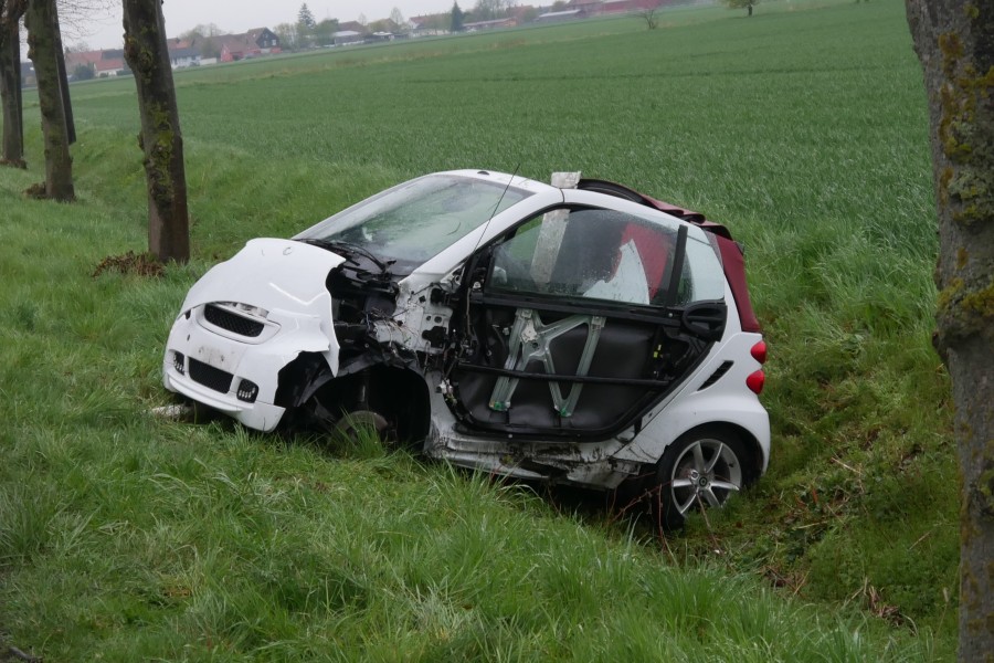 Einen Smartfahrer traf es am wenigsten schlimm. 