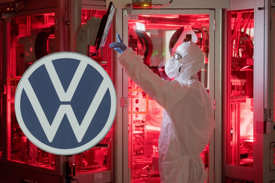 VW bastelt an der Zukunft. Jetzt könnte dem Konzern ein großer Schritt bei der Batteriefertigung gelungen sein... (Archivbild)