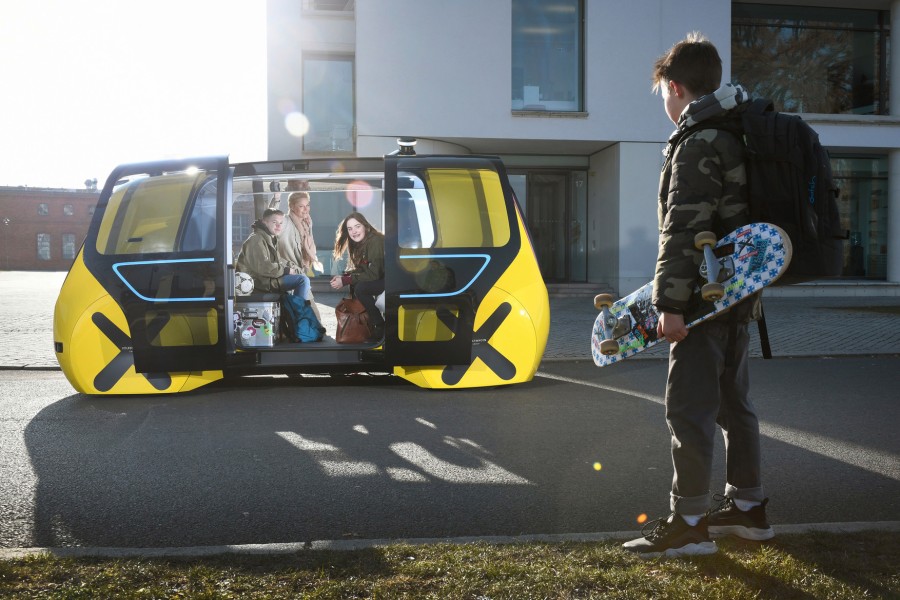 VW hatte den „Sedric“ gelb lackiert. Dieses Bild übernahm Hyundai.