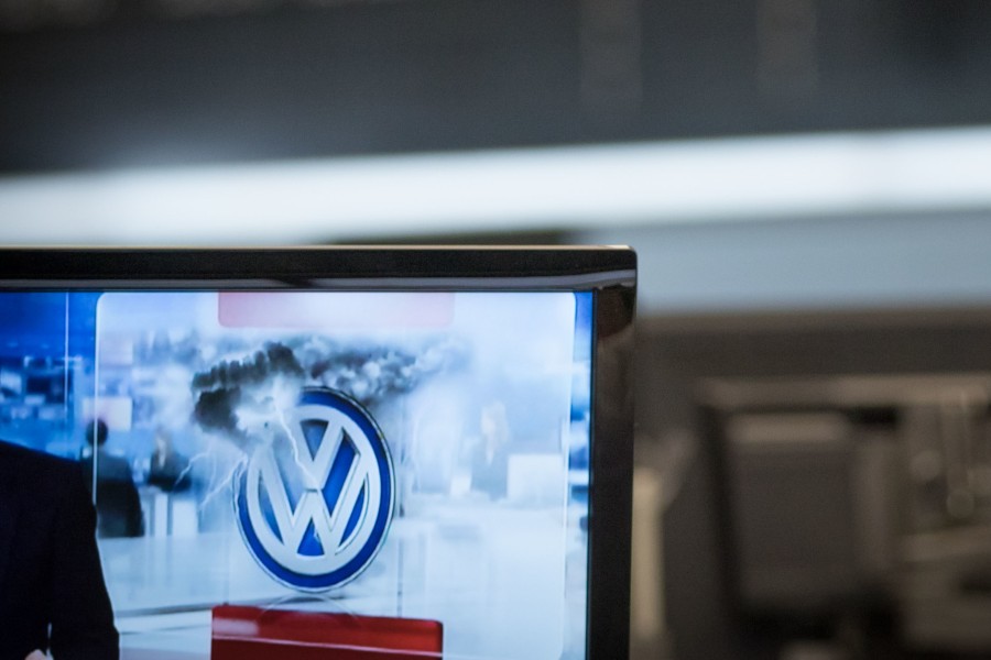 Die VW-Aktie war abgerutscht. (Archivbild)